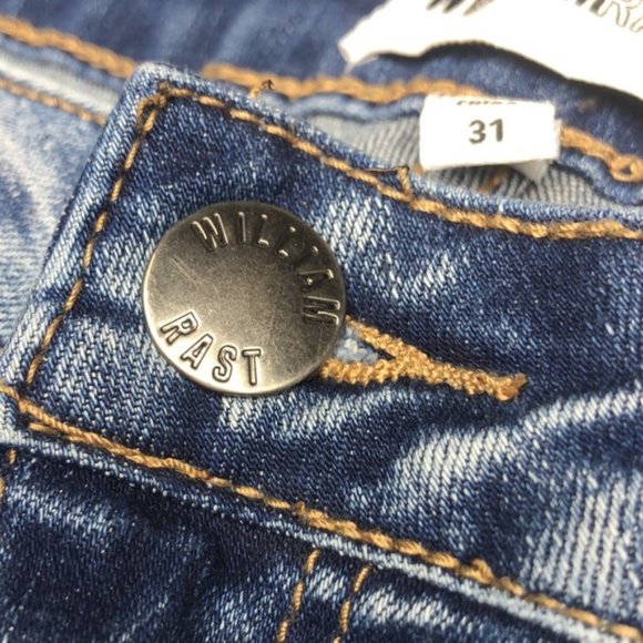 LIKE NEW VINTAGE WILLIAM RAST PERFECT ANKLE SKINNY JEANS 31x27 ⭐️ - Picture 10 of 10